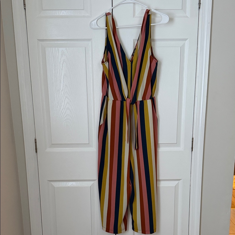 Lily Rose Multicolor Striped Jumpsuit